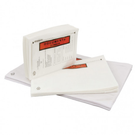 Pochette adhésive porte documents ci-inclus - DL - 110 x 220 mm