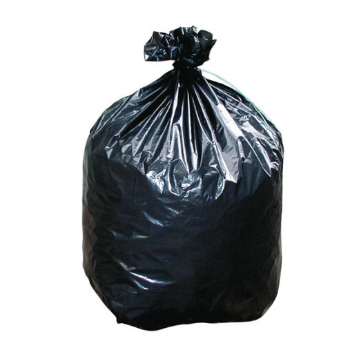 Boîte de 500 sacs poubelles traditionnels 30 litres renforcés Noir 50x70cm  20 microns NFE