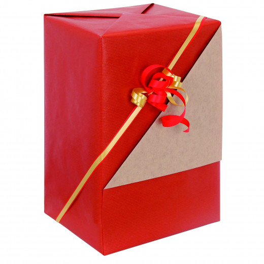 Papier Cadeau Kraft Papier cadeau Happy Anniversaire - Largeur 70 cm - 250m  de long