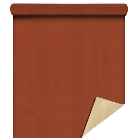 Papier cadeau kraft recyclée lisse terracotta - 70 cm x 50 m