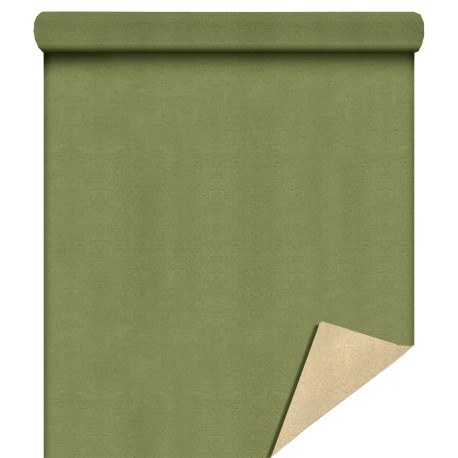 Papier cadeau kraft recyclée lisse vert - 70 cm x 50 m